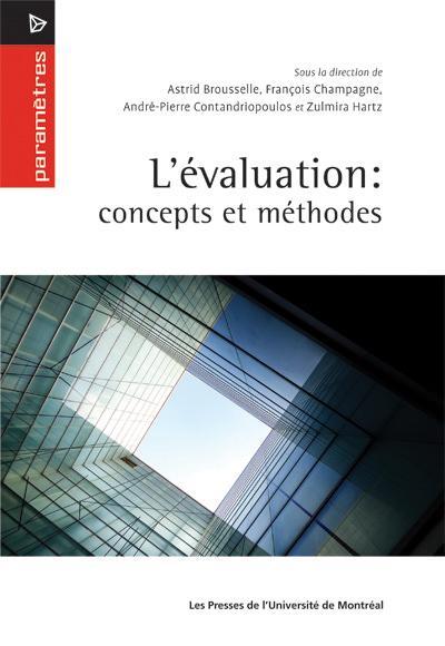 L'évaluation : concepts et méthodes 2e édition